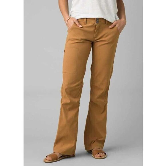 prAna W4119SH23 Women's Sz 6 Khaki Halle Straight - Short Inseam 28" Pants $89 - Picture 9 of 10